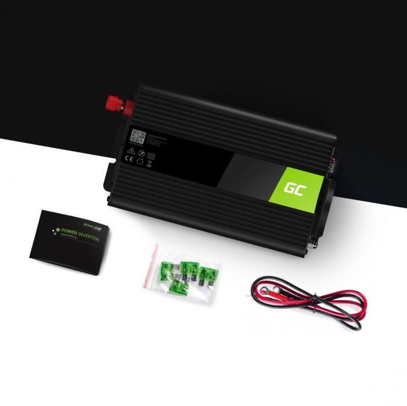 Green Cell Mod sinus pretvornik napetosti 1000W/2000W, 12V na 230V 7