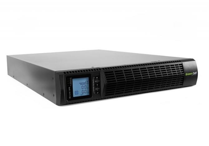 Green Cell UPS neprekinjeno napajanje 1000VA / 900W z LCD za omare Rack 2