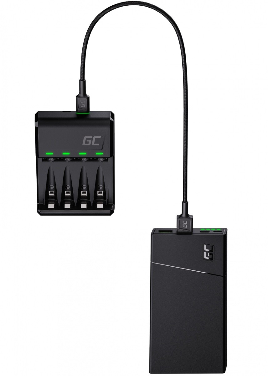 Polnilnik VitalCharger + 4x AA 2000mAh baterije 2