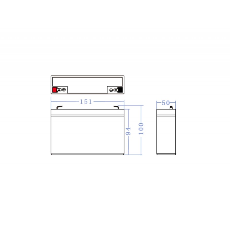 Akumulator AGM VRLA 6V 15Ah 5