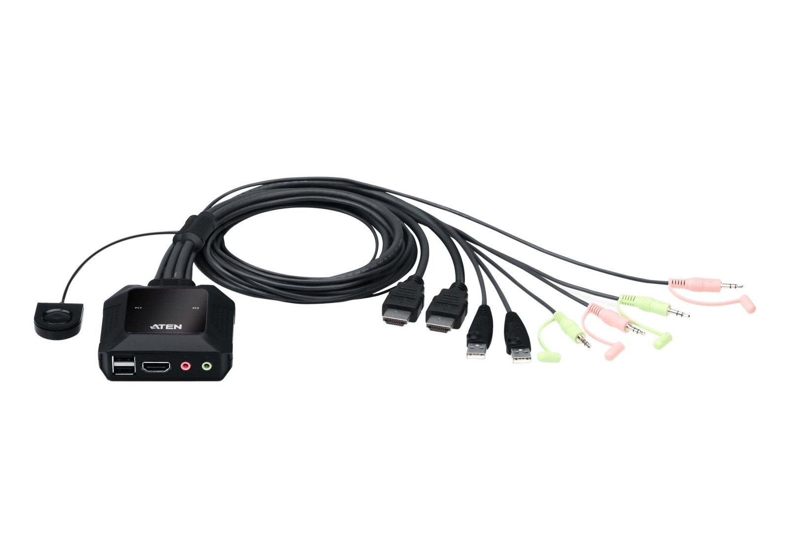 ATEN KVM stikalo, 2-portni USB 4K HDMI