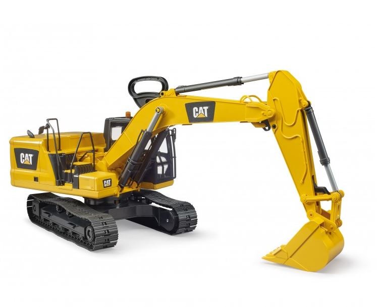 Velika bager Caterpillar z žlico na gosenicah 2
