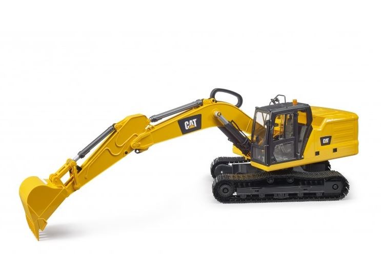 Velika bager Caterpillar z žlico na gosenicah 5