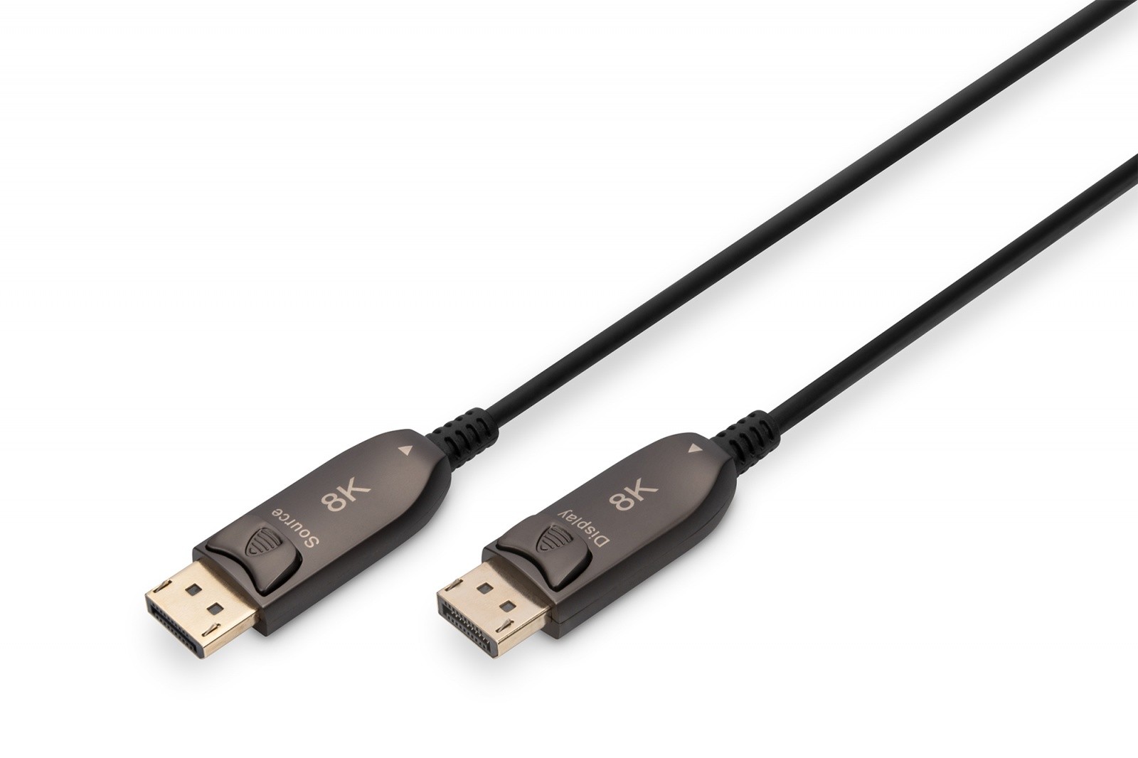 Priključni kabel DisplayPort 1.4 8K/60Hz DP/DP M/M 20m Črn