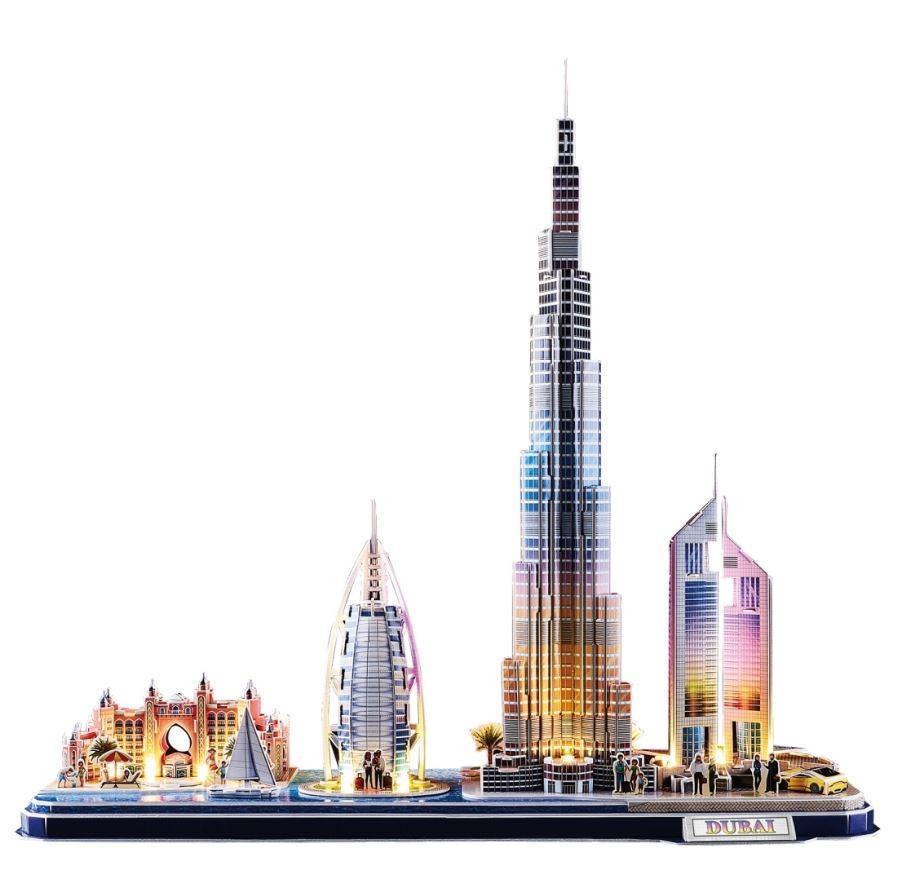 3D Puzzle Cubic Fun LED - Dubaj 3