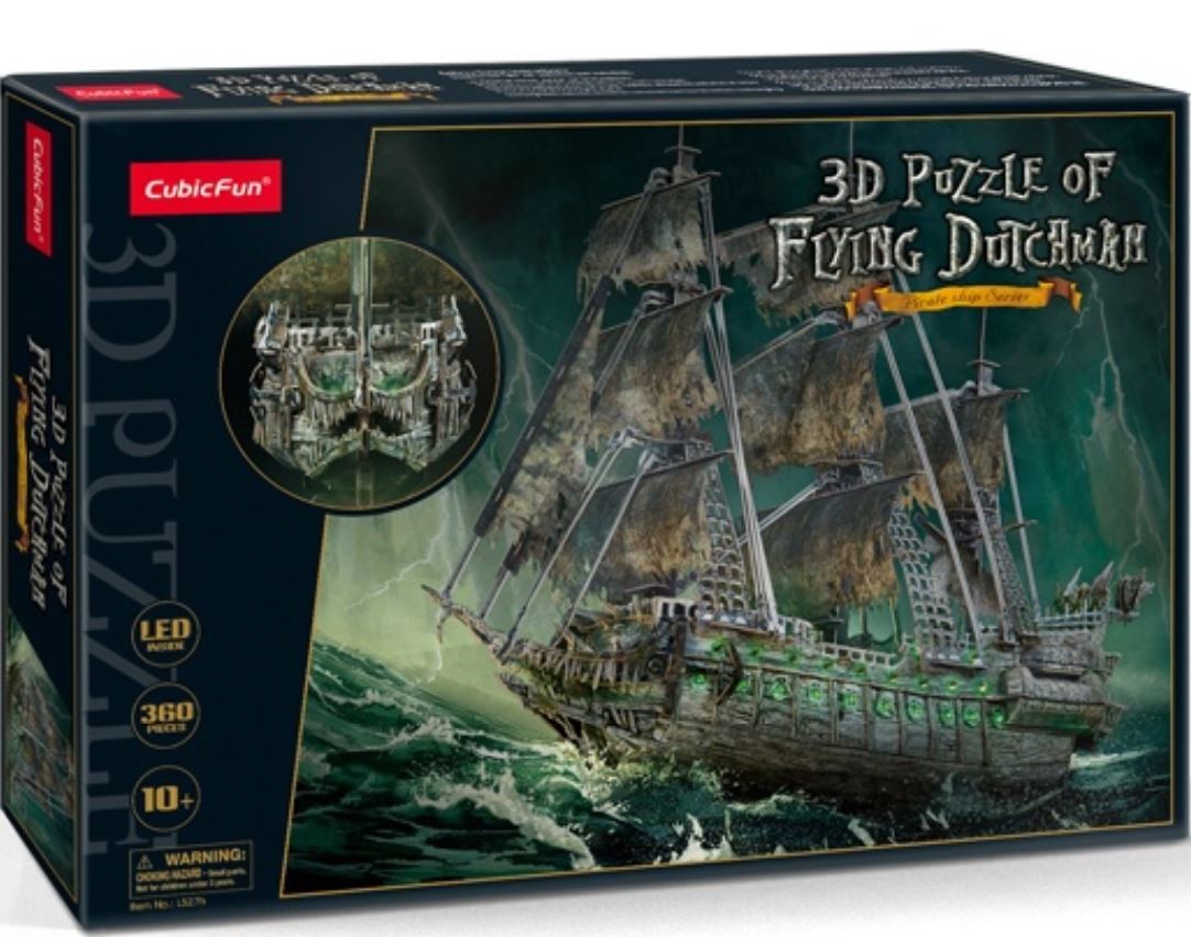 3D Puzzle Cubic Fun LED - Letači Holandez