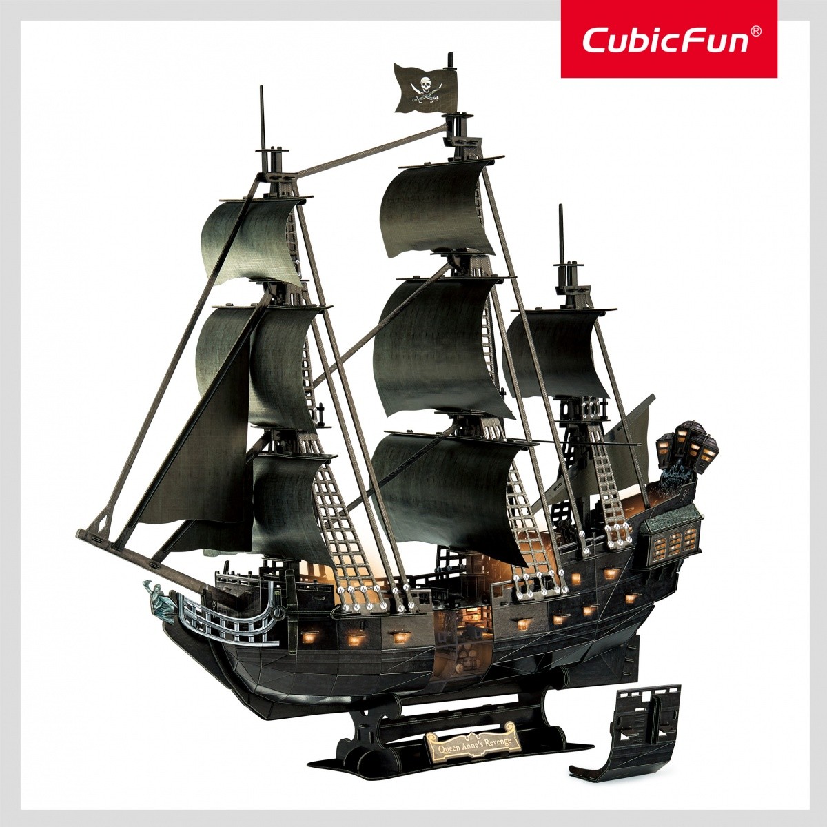Cubic Fun 3D LED sestavljanka - Kraljica Anna 2