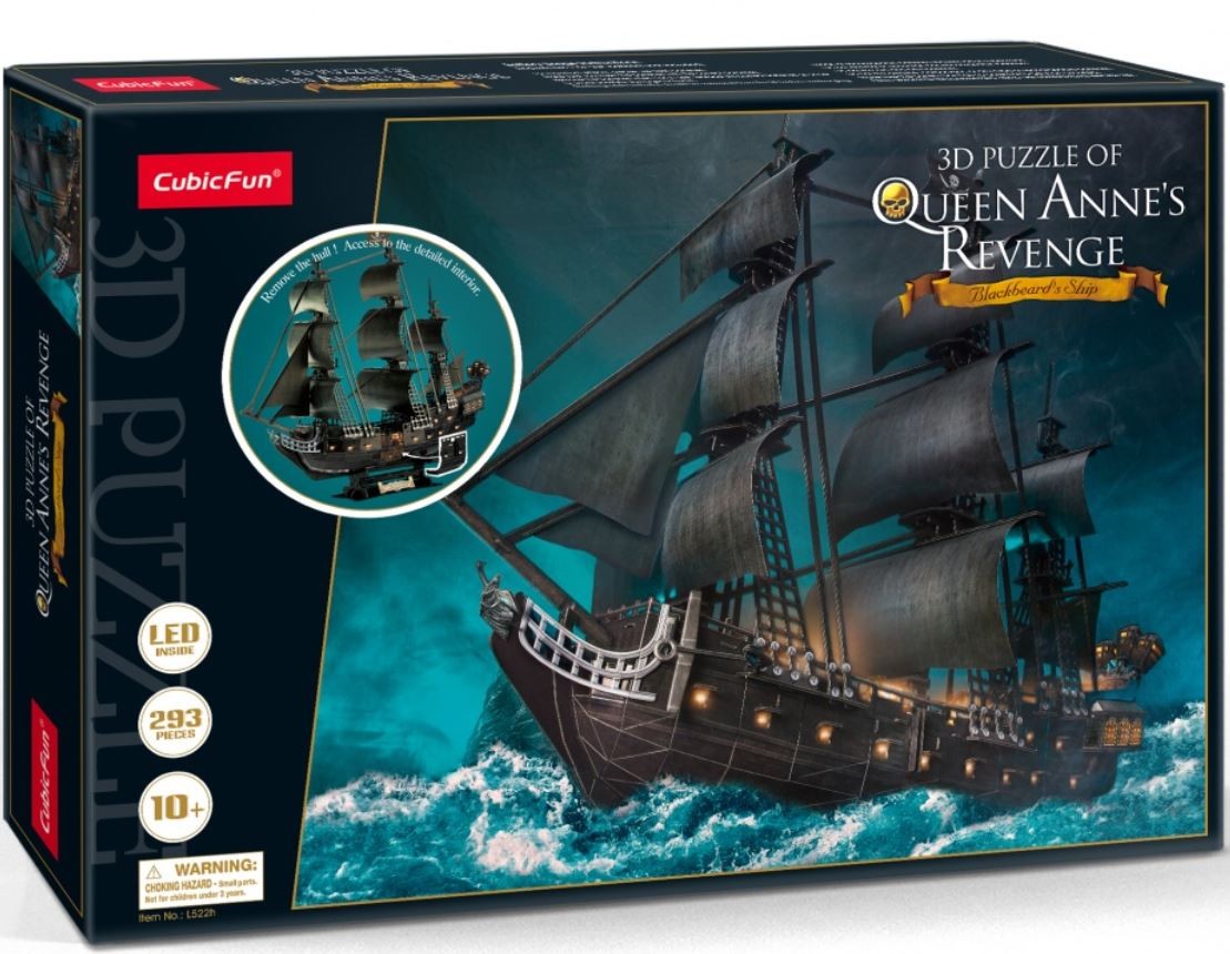 Cubic Fun 3D LED sestavljanka - Kraljica Anna