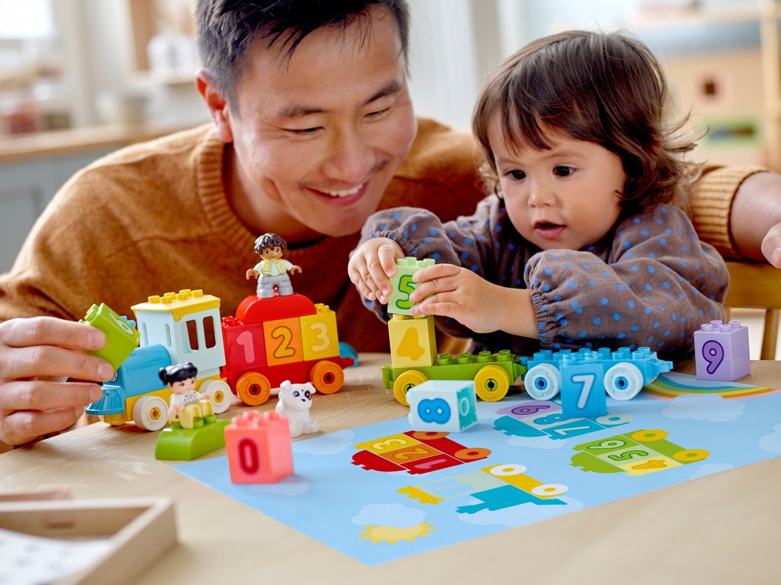 LEGO DUPLO 10954 Vlak s številkami - učenje štetja 5