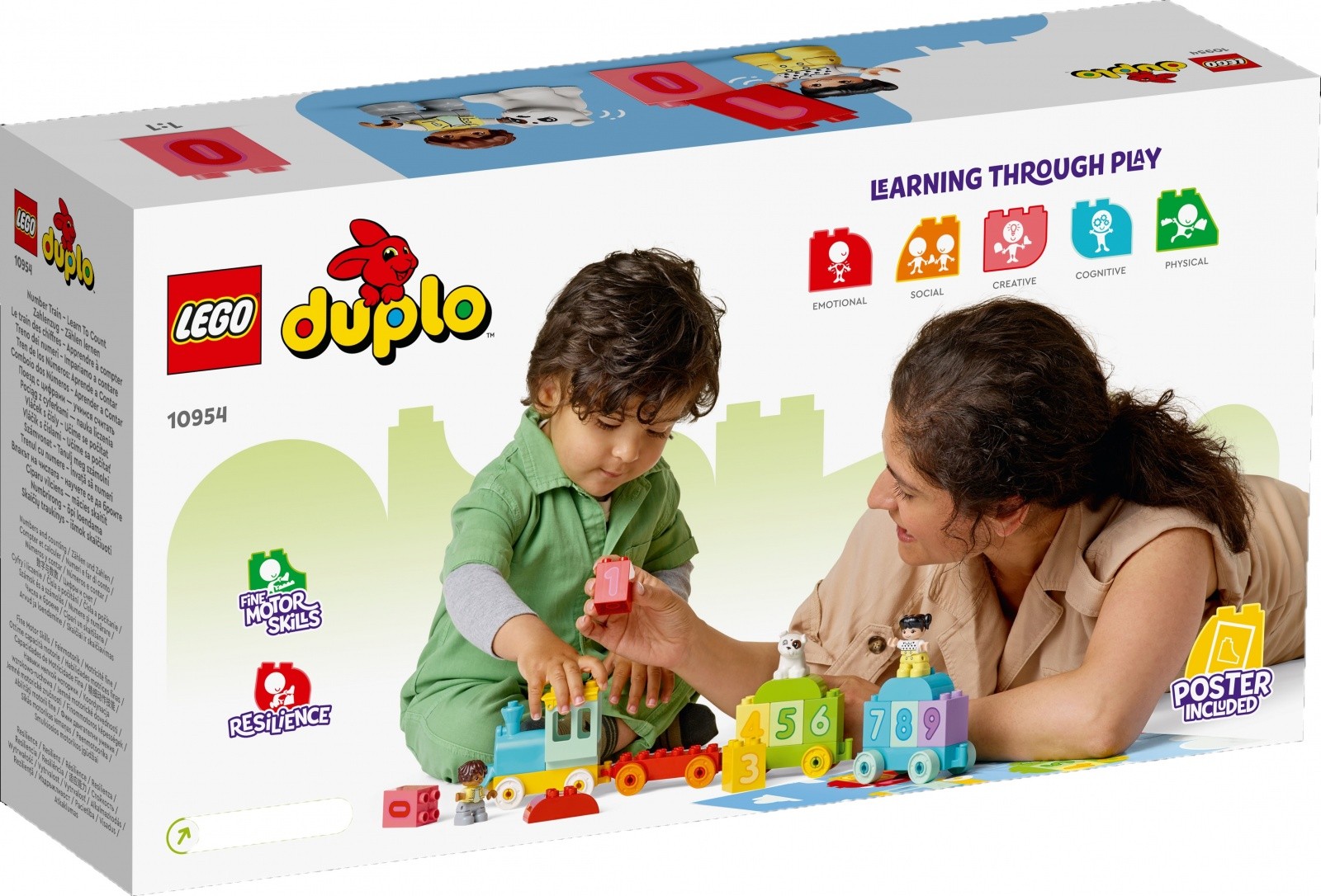 LEGO DUPLO 10954 Vlak s številkami - učenje štetja 7
