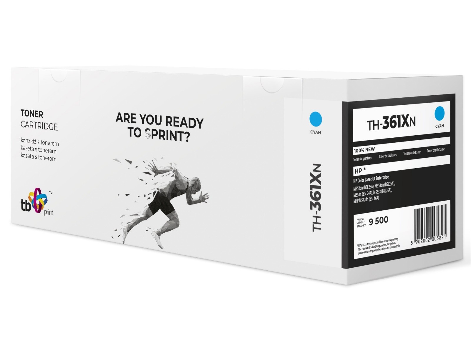 Cijan toner TH-361XN za HP CLJ M552/M553/M577 (100% nov)