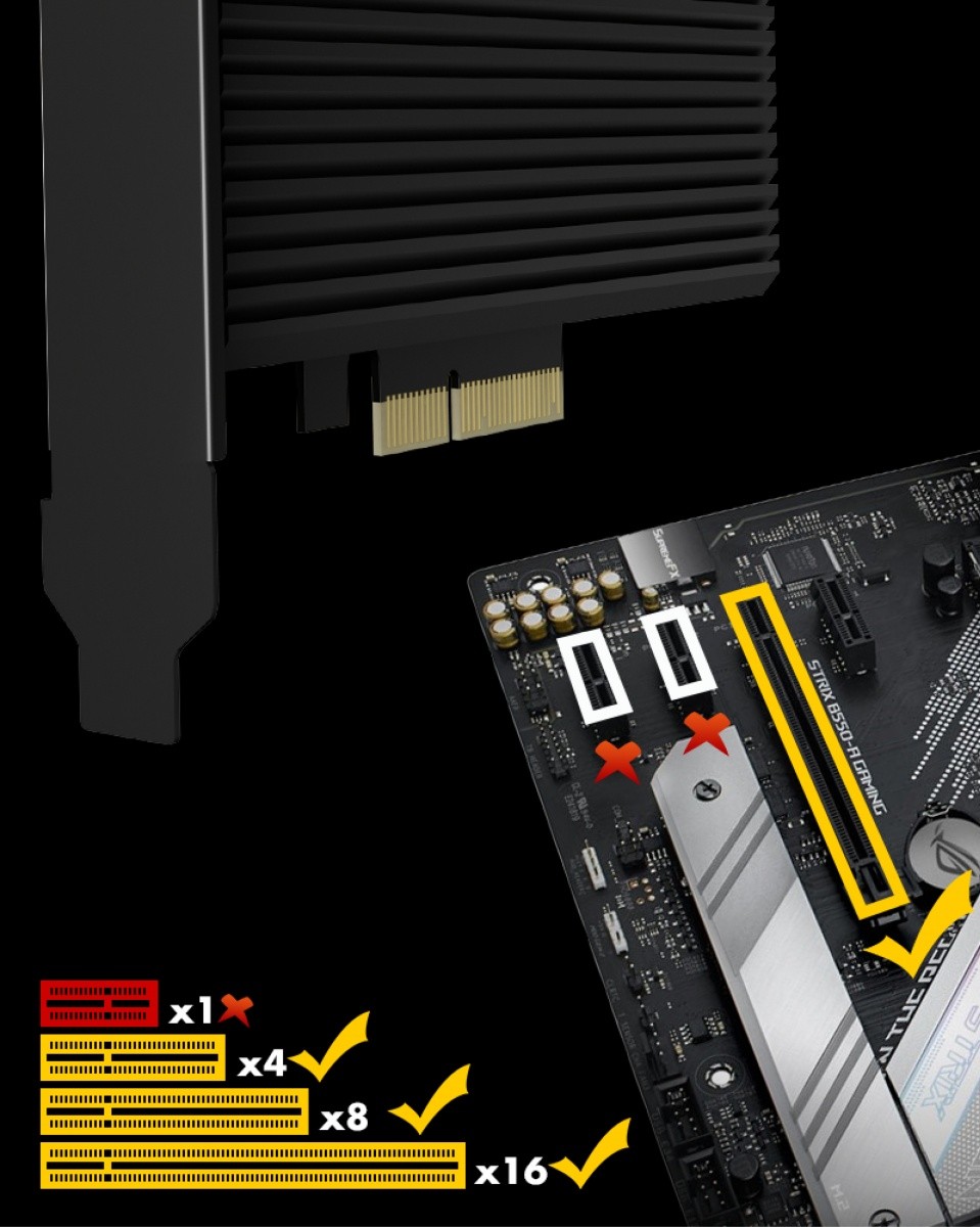 Adapter PCI na M.2 NVMe SSD z radiatorjem IB-PCI208-HS 6