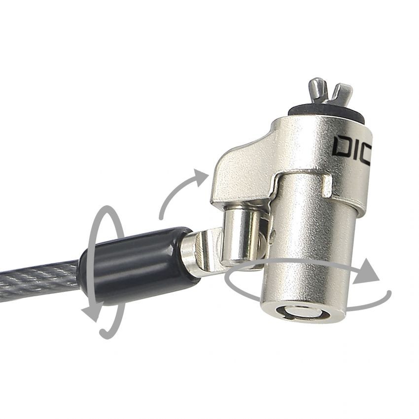 Dicota Security Cable Wedge lock Ultra Slim - ključavnica 4