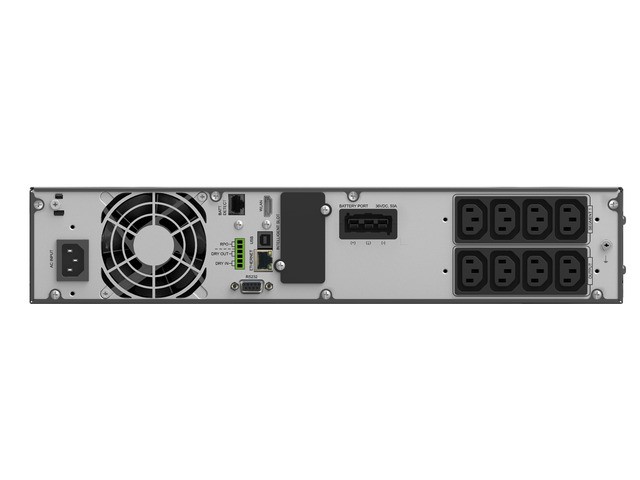 UPS PowerWalker ON-LINE 1000VA, ICR IOT PF1.0, 8x IEC izhod, USB/RS-232, LCD 3