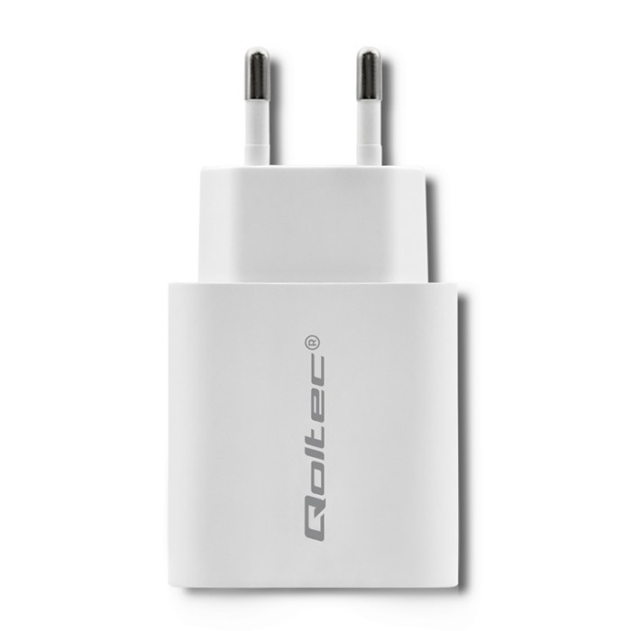 Napajalnik 18W Type-C PD QC 3.0 USB, bel 4