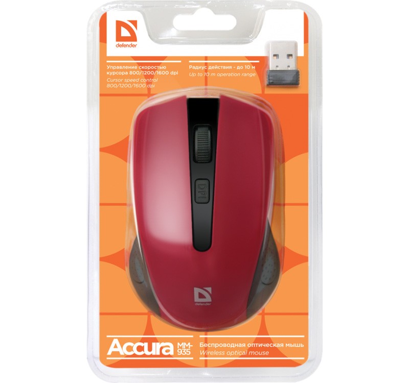 Brezžična miška ACCURA MM-935 RF 3