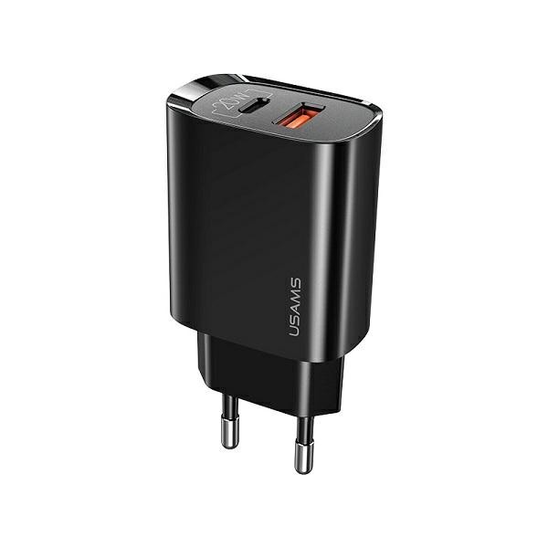 Polnilnik T35 20W PD 3.0 QC 3.0, USB-C + USB-A