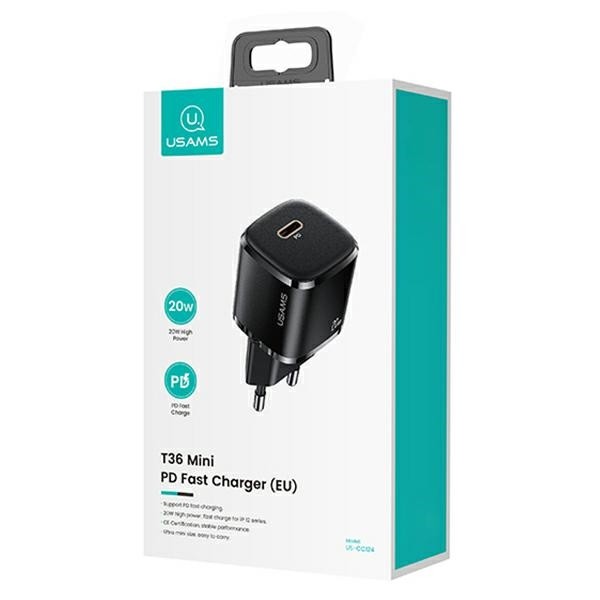 Polnilec USB-C 20W + kabel Lightning, PD 3.0 2