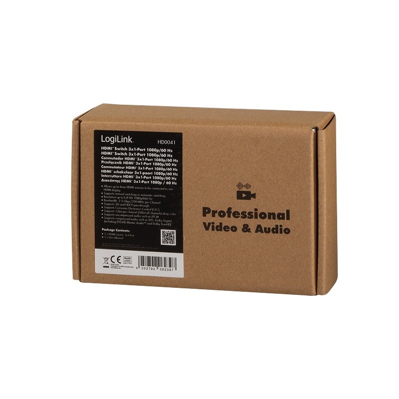 HDMI preklopnik 3x1, 1080p 60Hz 8