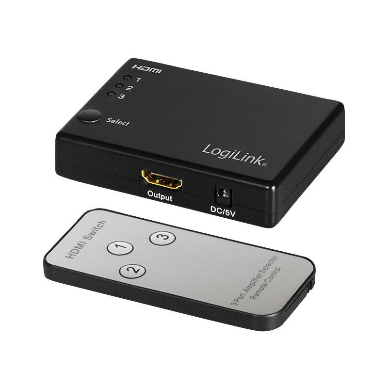 HDMI preklopnik 3 vhoda / 1 izhod, 1080p 60Hz, s pilotom 2