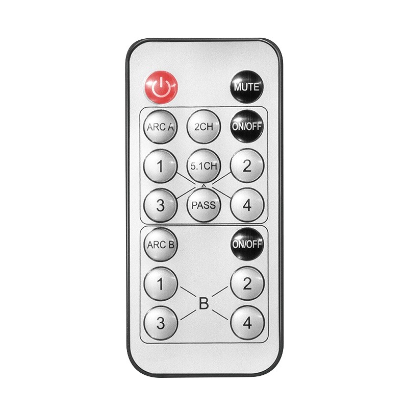 HDMI preklopnik 4 vhoda / 2 izhoda, 4K 60Hz, s pilotom 7