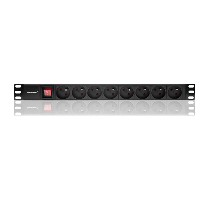 Napajalna letev za RACK omaro 1U, 16A, PDU, 8x FR 4