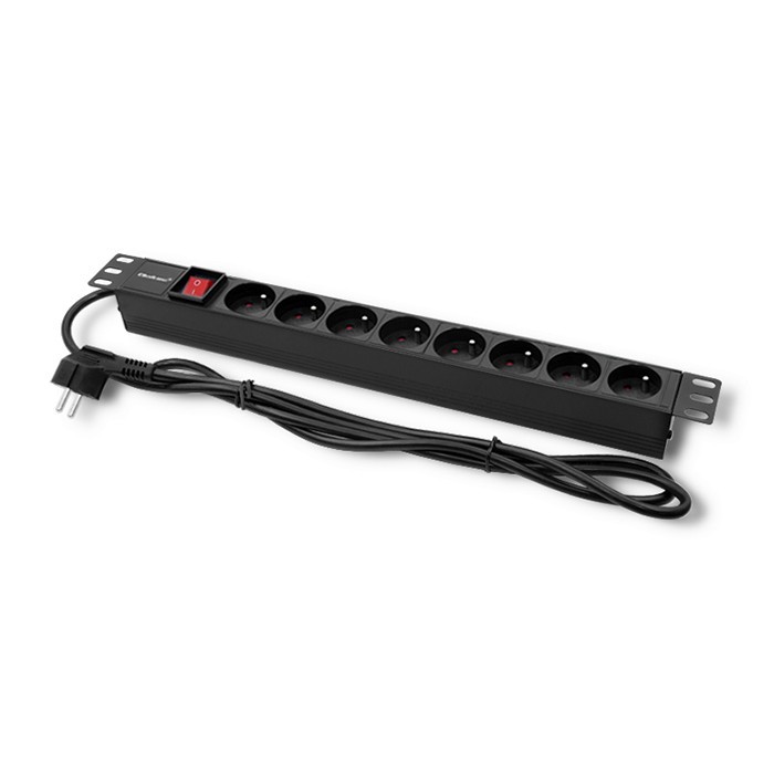 Napajalna letev za RACK omaro 1U, 16A, PDU, 8x FR 5