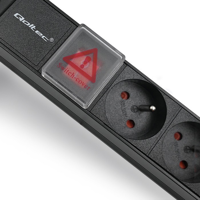 Napajalna letev za RACK omaro 1U, 16A, PDU, 8x FR 6