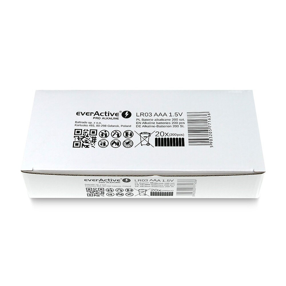 EverActive alkalne baterije AAA 1.5V, 10 kosov 5