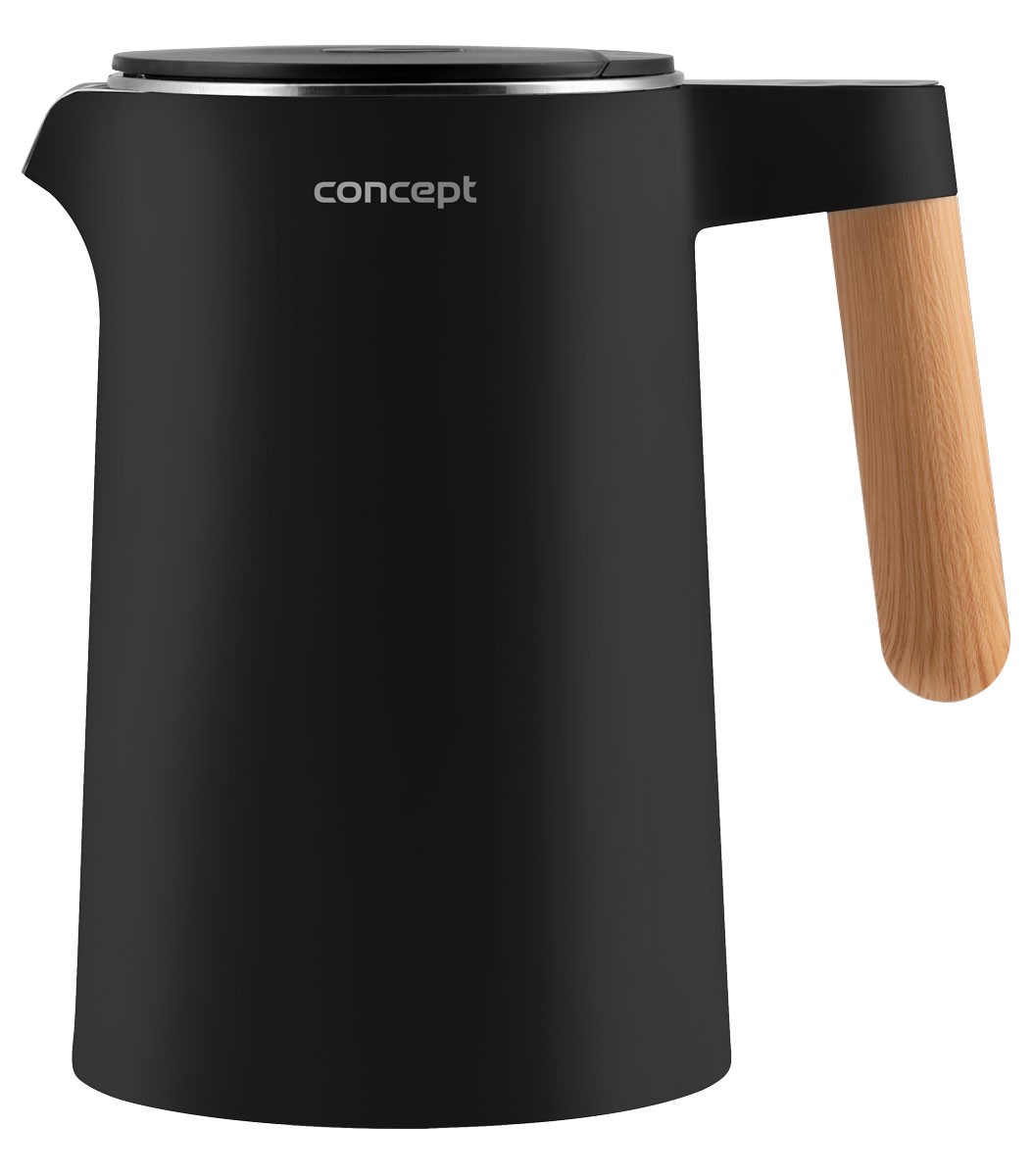 Concept RK3301 dvojni kuhalnik vode, 1.5L, črn