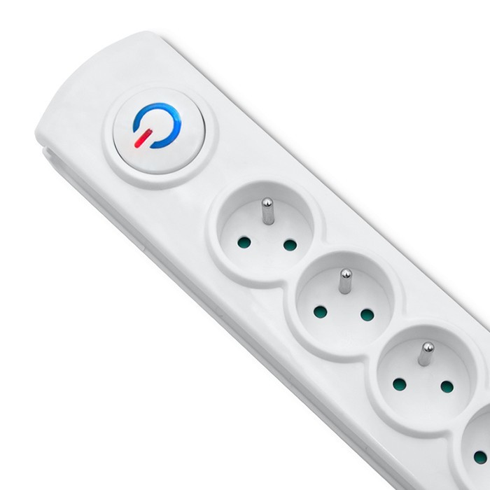 Prekratna deska za prenapetostno zaščito, 8 vtičnic, 1.5m kabel 2