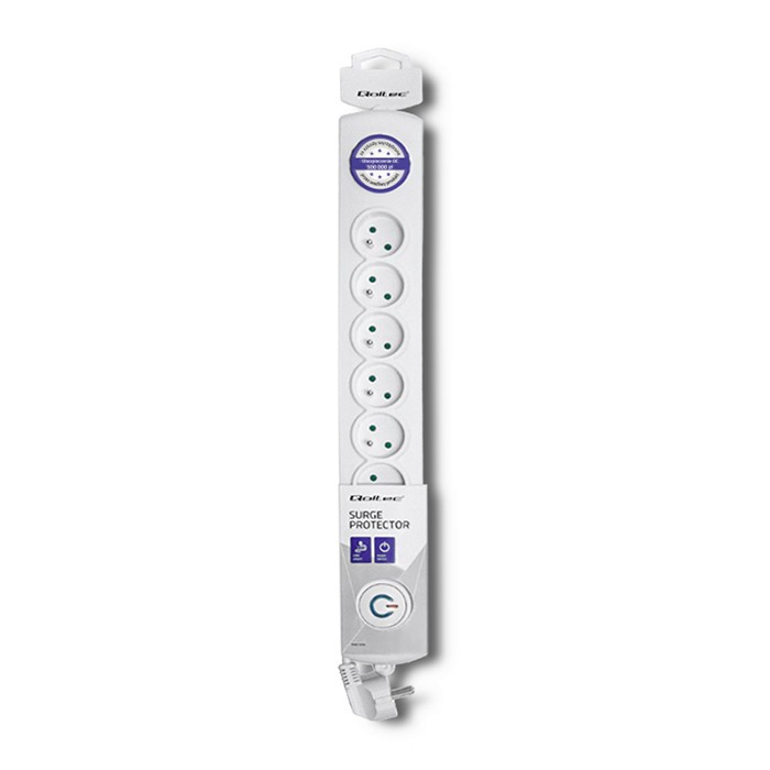 Prekratna deska za prenapetostno zaščito, 8 vtičnic, 1.5m kabel 5