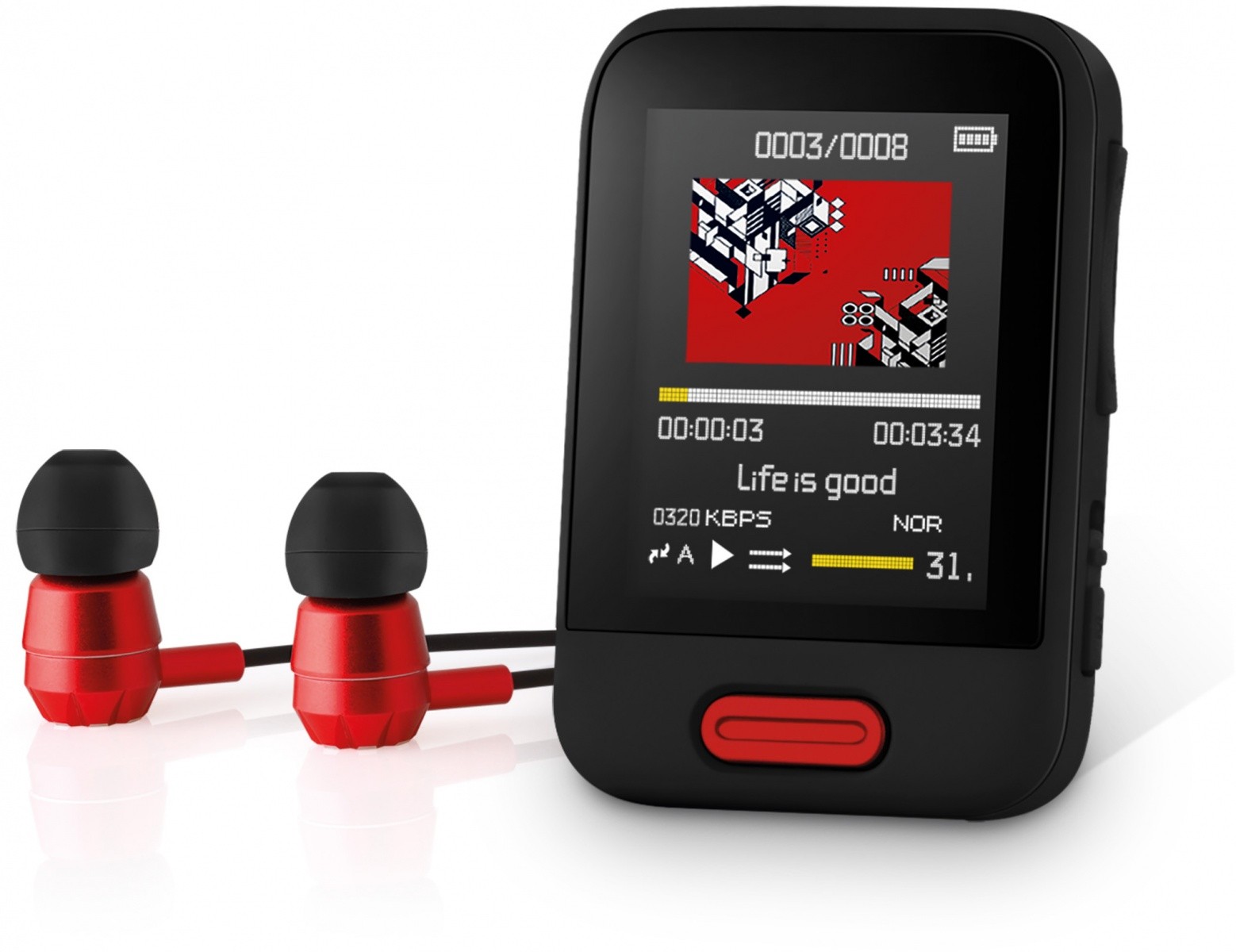 MP3/MP4 predvajalnik SFP 7716RD, 16GB, Bluetooth
