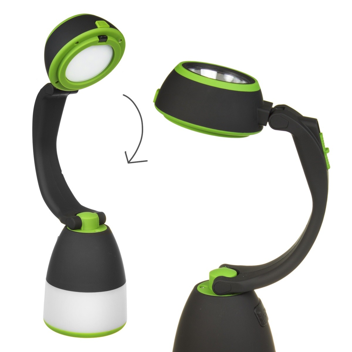 LED svetilka 3v1: kamp, namizna, powerbank MCE298 5