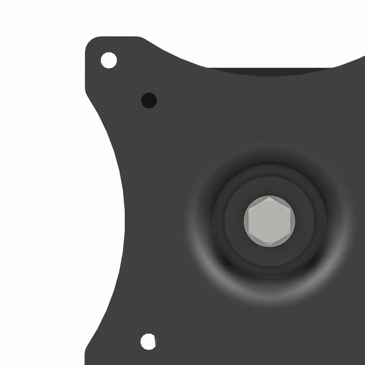 Stenski nosilec za monitor VESA GD03 (200x100mm), črn 4