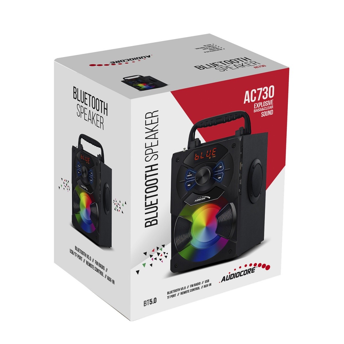 Bluetooth zvočnik radio USB Audiocore AC730 3