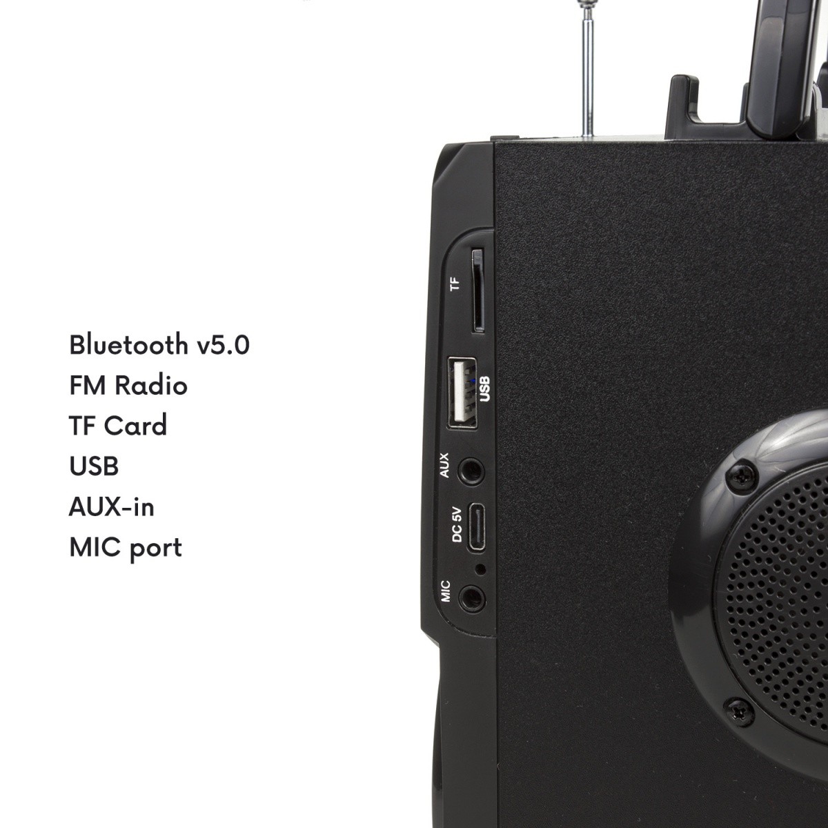 Bluetooth zvočnik radio USB Audiocore AC730 4