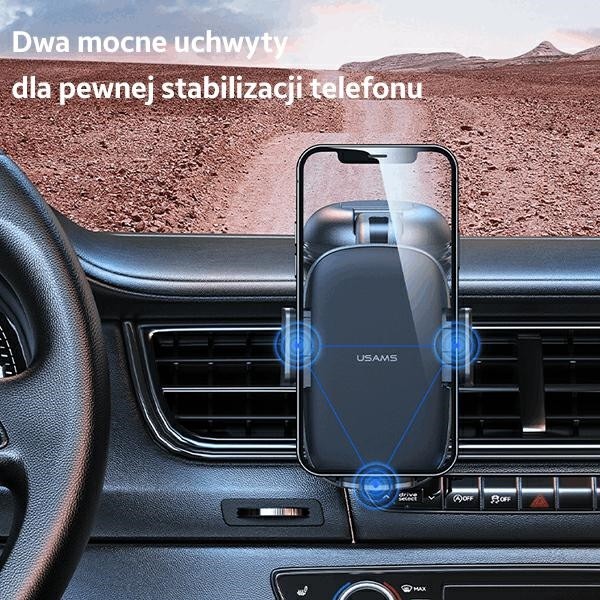 Nosilec US-ZJ063 za avto (dashboard/vetrobransko steklo) - črn 6