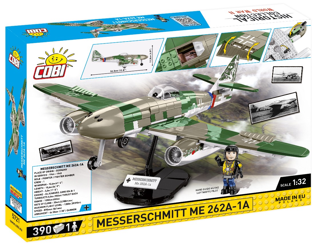Gradbeni bloki Cobi Klocki Messerschmitt Me262 A-1a 2
