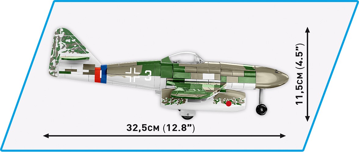 Gradbeni bloki Cobi Klocki Messerschmitt Me262 A-1a 3