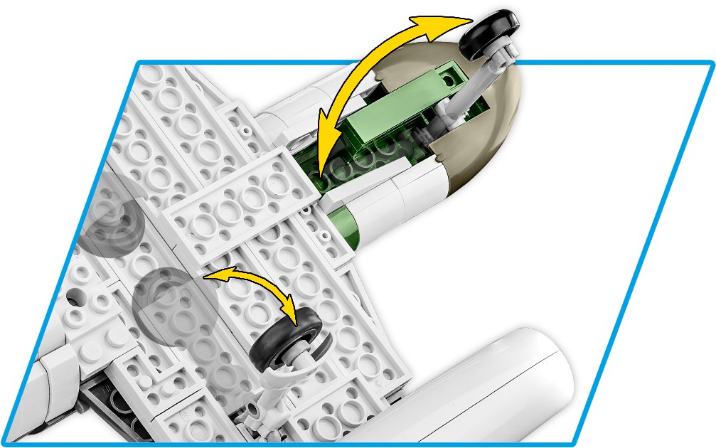 Gradbeni bloki Cobi Klocki Messerschmitt Me262 A-1a 6