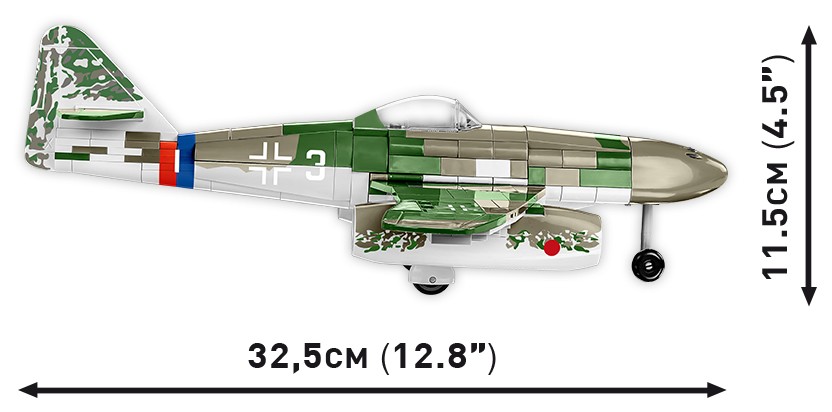 Gradbeni bloki Cobi Klocki Messerschmitt Me262 A-1a 7