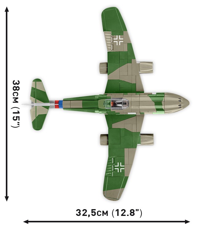 Gradbeni bloki Cobi Klocki Messerschmitt Me262 A-1a 8