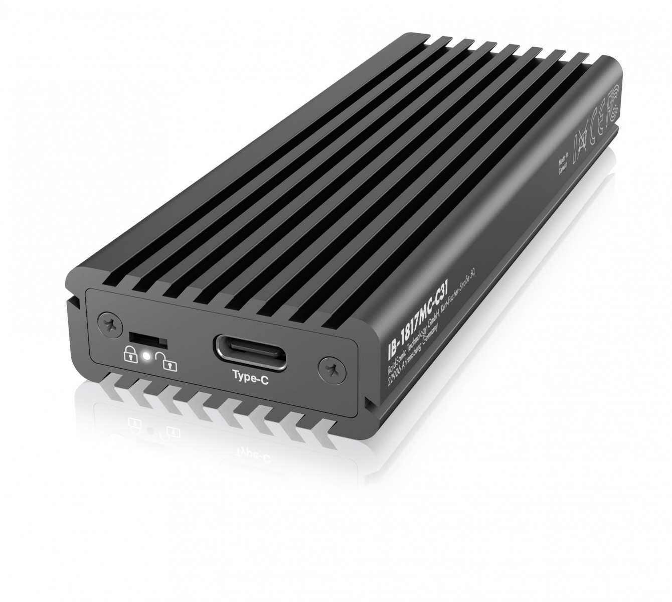 Adapter ICY BOX IB-1817MC-C31: USB 3.1 Gen 2 na M.2 NVMe/SATA SSD