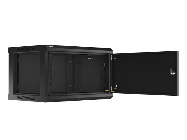 Lanberg viseča omara 19" 6U 600x450mm, črna 2