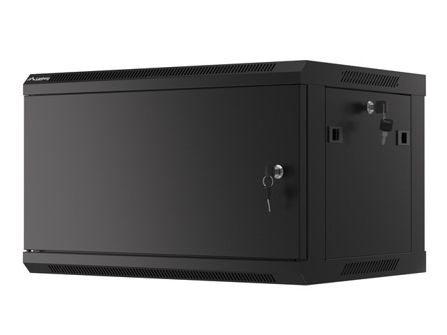 Lanberg viseča omara 19" 6U 600x450mm, črna 3