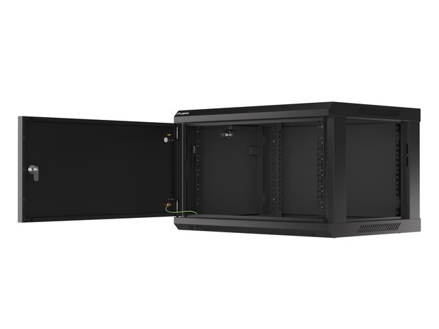 Lanberg viseča omara 19" 6U 600x450mm, črna 4