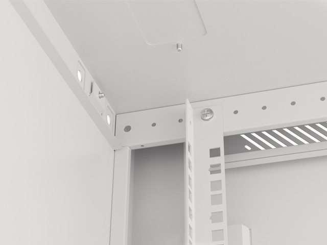 Lanberg viseča omara 19" 6U 600x600mm, siva 6