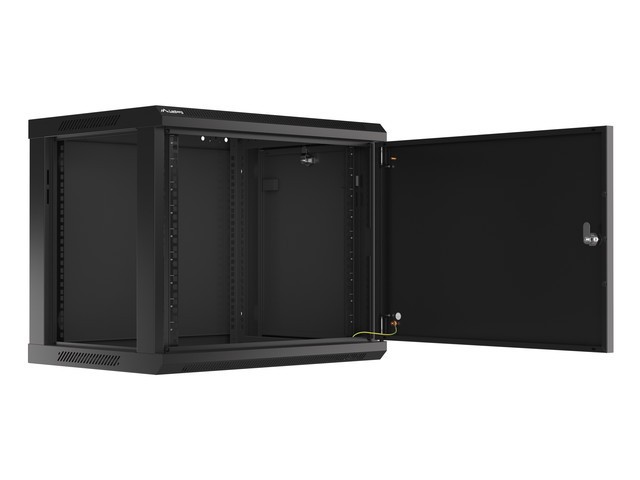 Lanberg viseča omara 19" 9U 600x450mm, črna 2