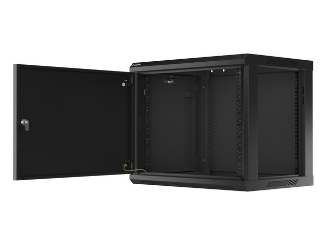 Lanberg viseča omara 19" 9U 600x450mm, črna 4